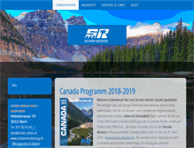 Tablet Screenshot of canadaferien.ch